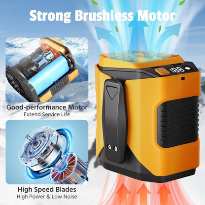 3-in-1 Rechargeable Portable Waist Fan
