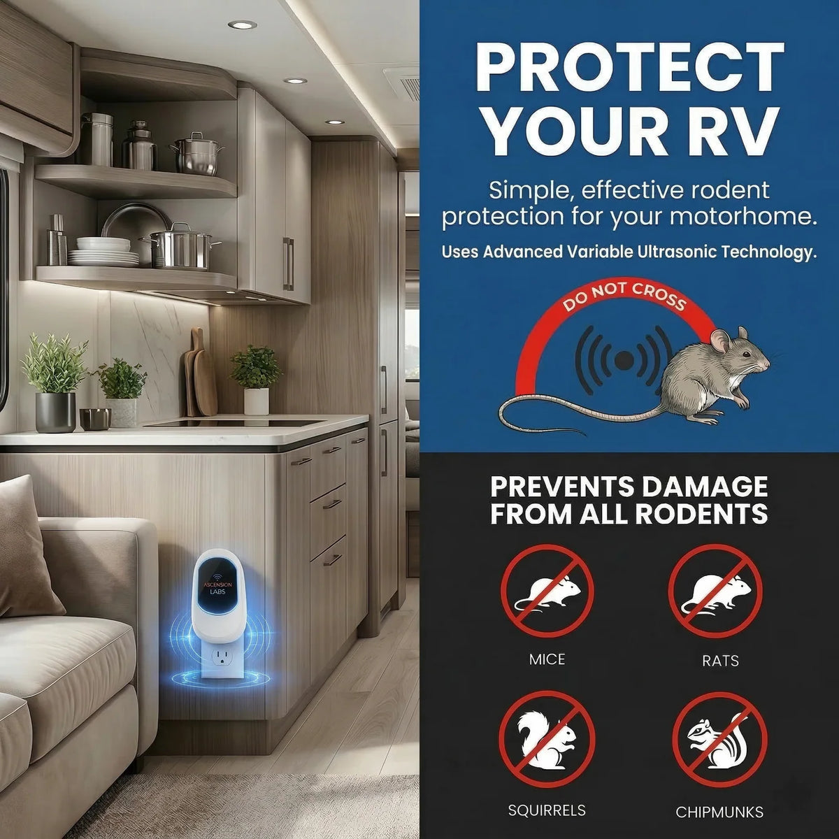 Adaptive Ultrasonic Rodent Defense System