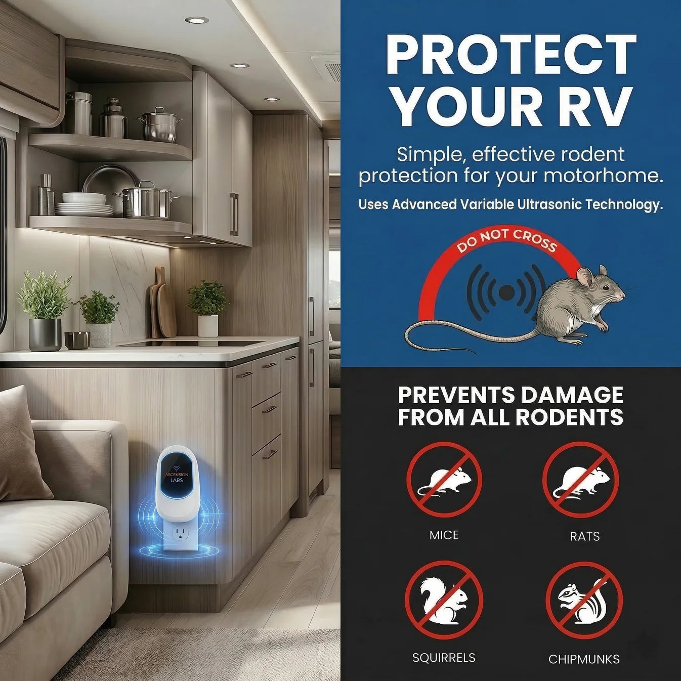 Adaptive Ultrasonic Rodent Defense System
