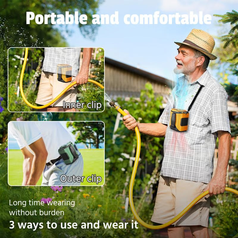 3-in-1 Rechargeable Portable Waist Fan