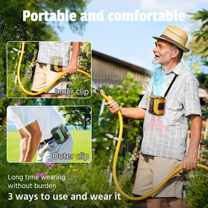 3-in-1 Rechargeable Portable Waist Fan